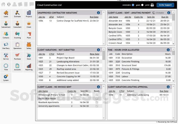 Construction Software Suite Screenshot1